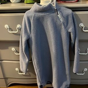 Soft fleece sweater dress